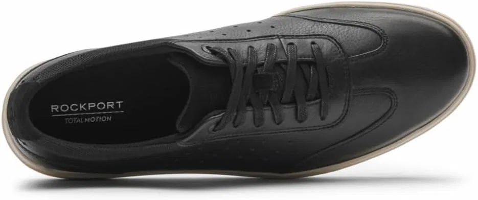Мужские туфли Rockport Total Motion Court T-Toe Oxford, Black — фото 3