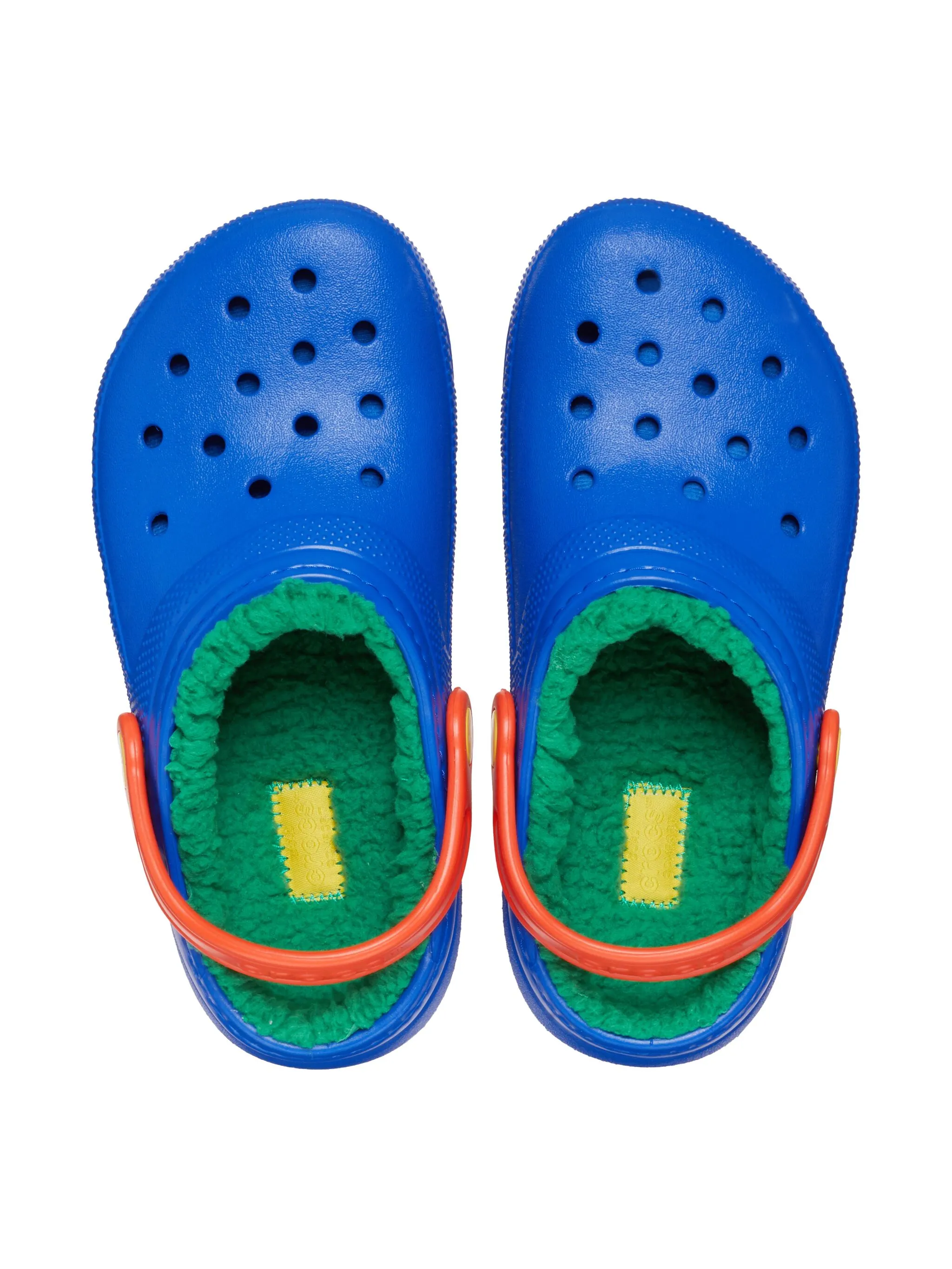 Кроксы с фактурной подкладкой Crocs Kids, черный — фото 2