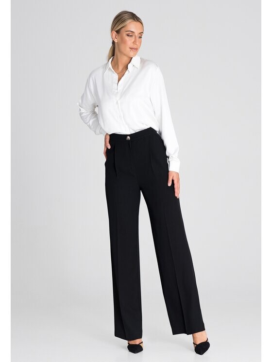 

Женские брюки regular fit Figlfigl, черный