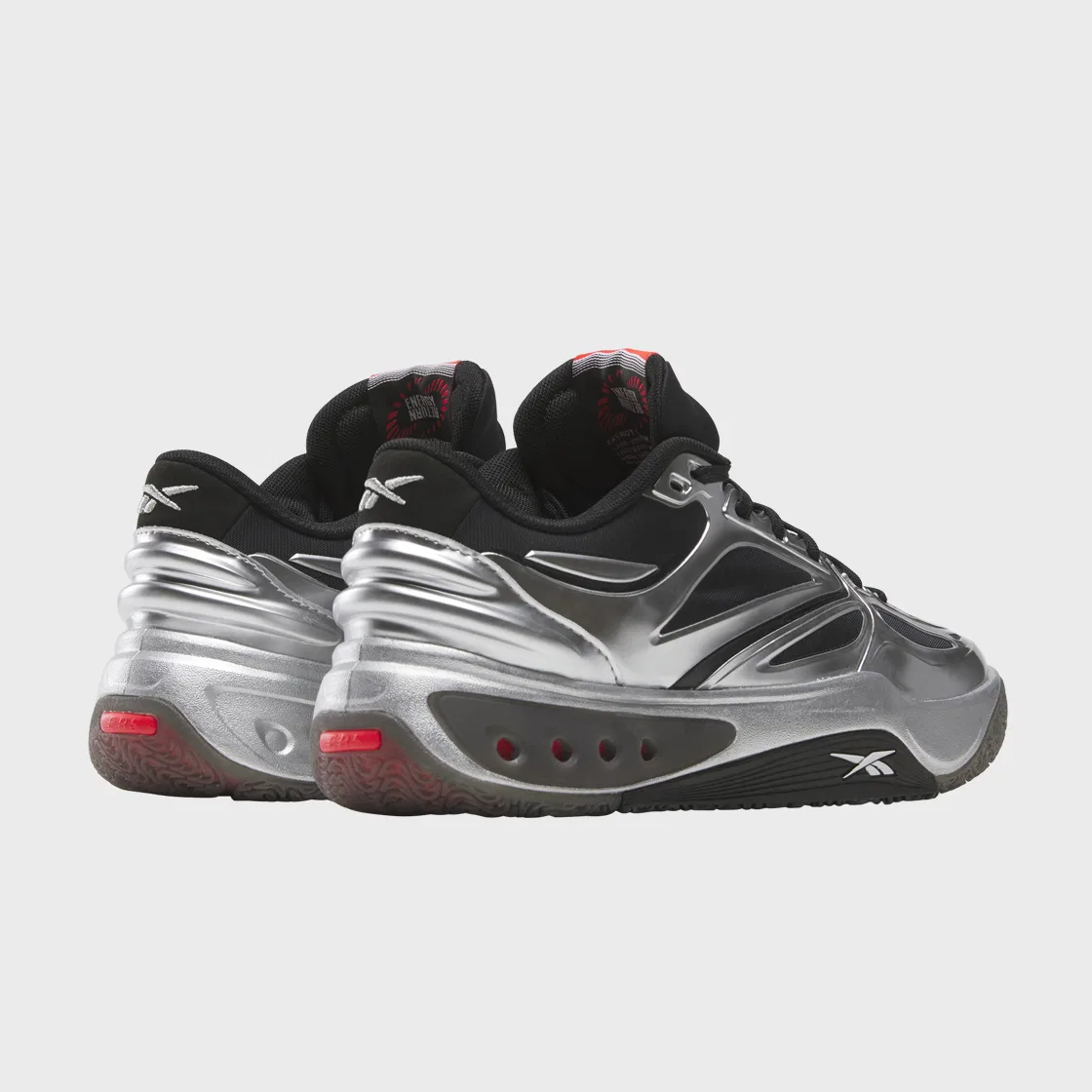 Мужские серебристые низкие кроссовки Engine A от Reebok — фото 4