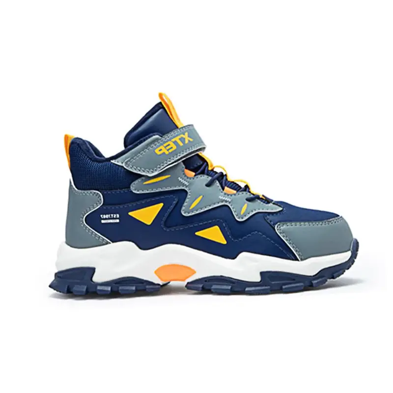 Кроссовки XTEP Kids Lifestyle Shoes GS Mid-top Blue Ash, голубой — фото 2