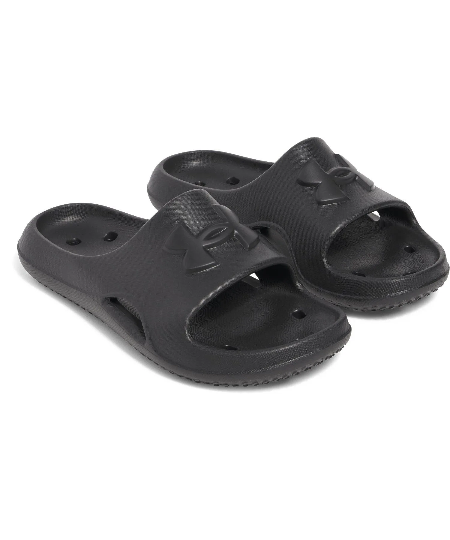 Мужские спортивные сандалии с быстрой сушкой ROCKER 5 SLIDE UNDER ARMOUR черные — фото 4