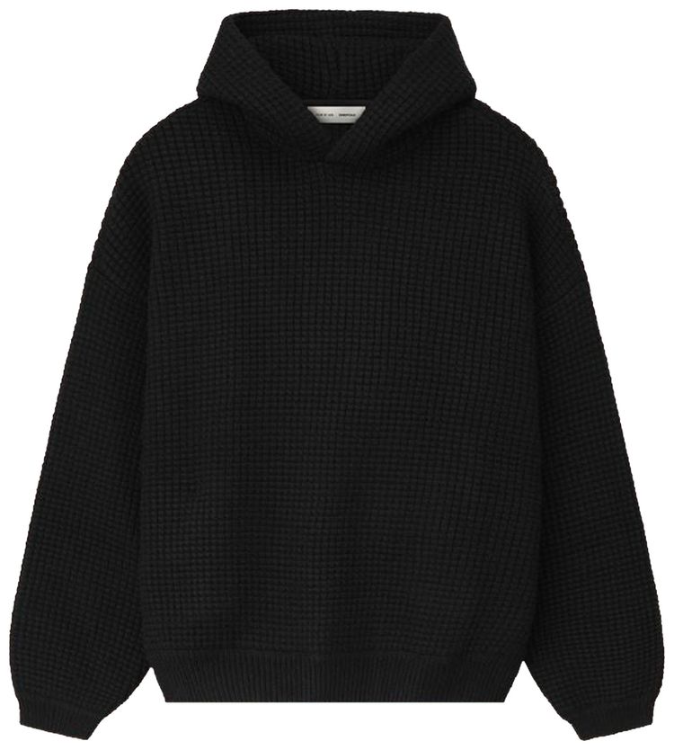 

Толстовка Fear of God Essentials Heavy Waffle 90's Hoodie, черный