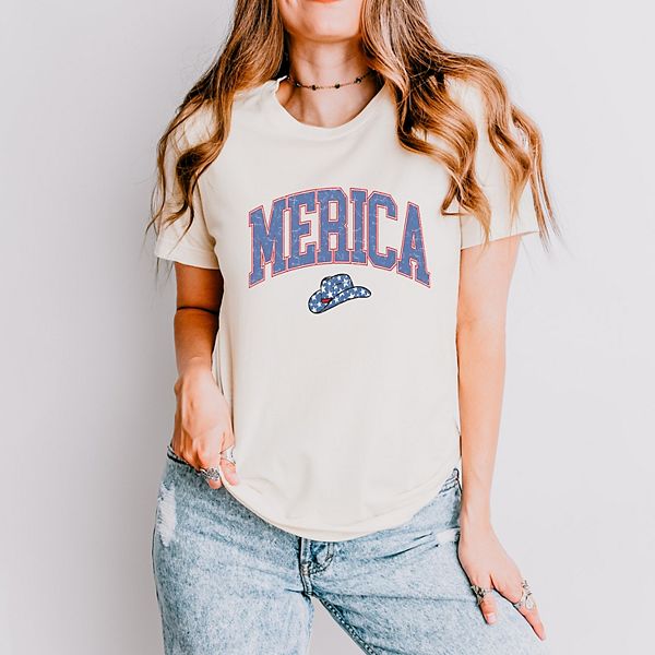 

Футболка с коротким рукавом Merica Cowboy Hat Simply Sage Market, Зеленый, Футболка с коротким рукавом Merica Cowboy Hat Simply Sage Market