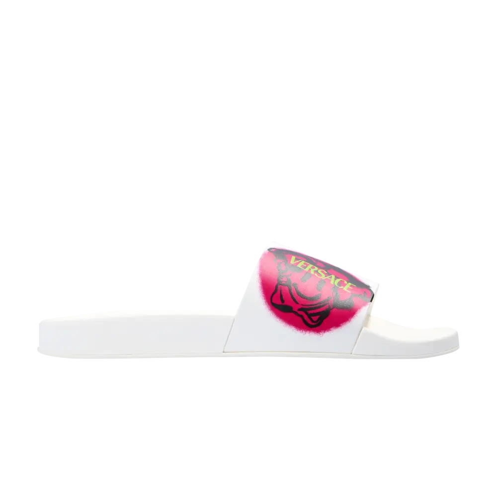 Шлепанцы Versace Wmns Medusa Smile Slide, белый
