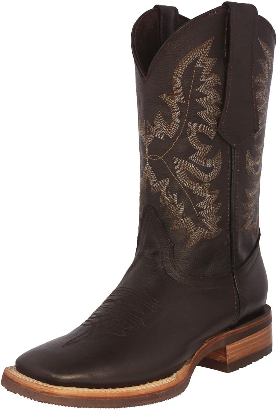 

Мужские коричневые вестерн-ботинки Texas Legacy с квадратным носком, для родео, из натуральной кожи