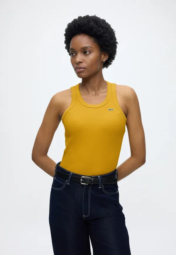 Майка Lacoste Медовая, Классическая посадка — фото 4