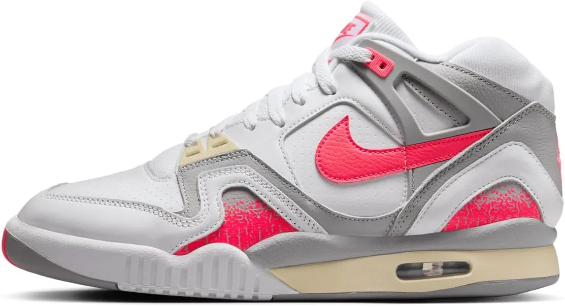 Мужские кроссовки Nike Air Tech Challenge 2, White Racer Pink Lt Smoke Grey