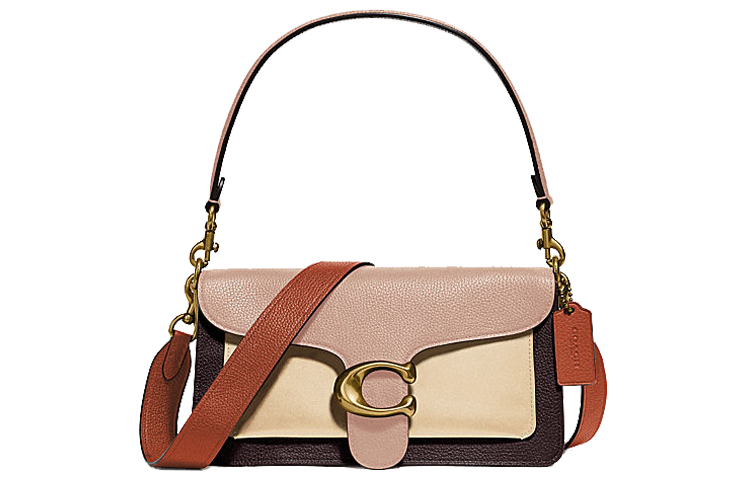 

Сумка через плечо из телячьей кожи табби Coach разноцветная