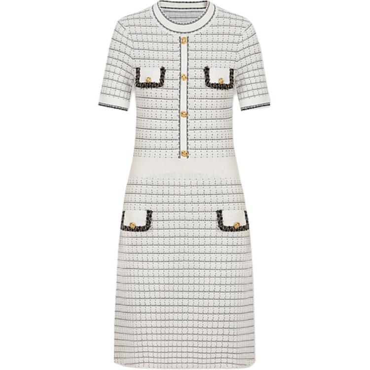 

KARL LAGERFELD Женское платье с коротким рукавом белое KARL LAGERFELD / Karl Lagerfeld Jeans