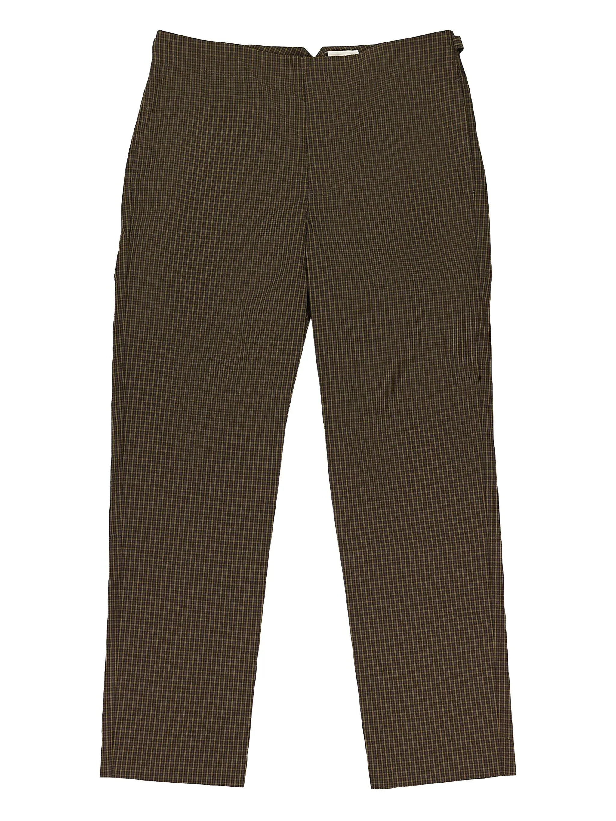 

Клетчатые брюки прямого кроя Aimé Leon Dore, коричневый