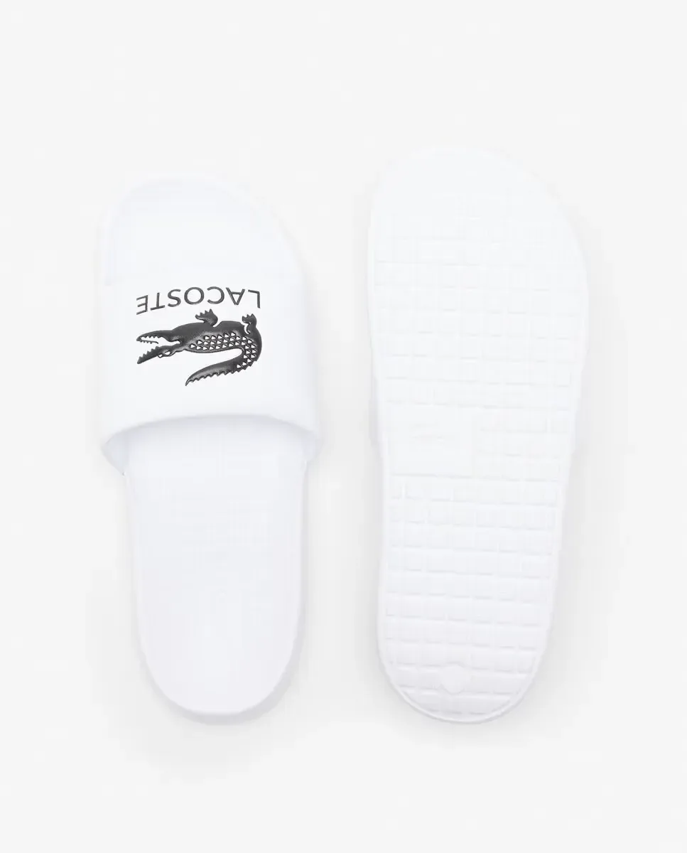 Мужские сланцы Serve Slide Dual Lacoste, белый — фото 2