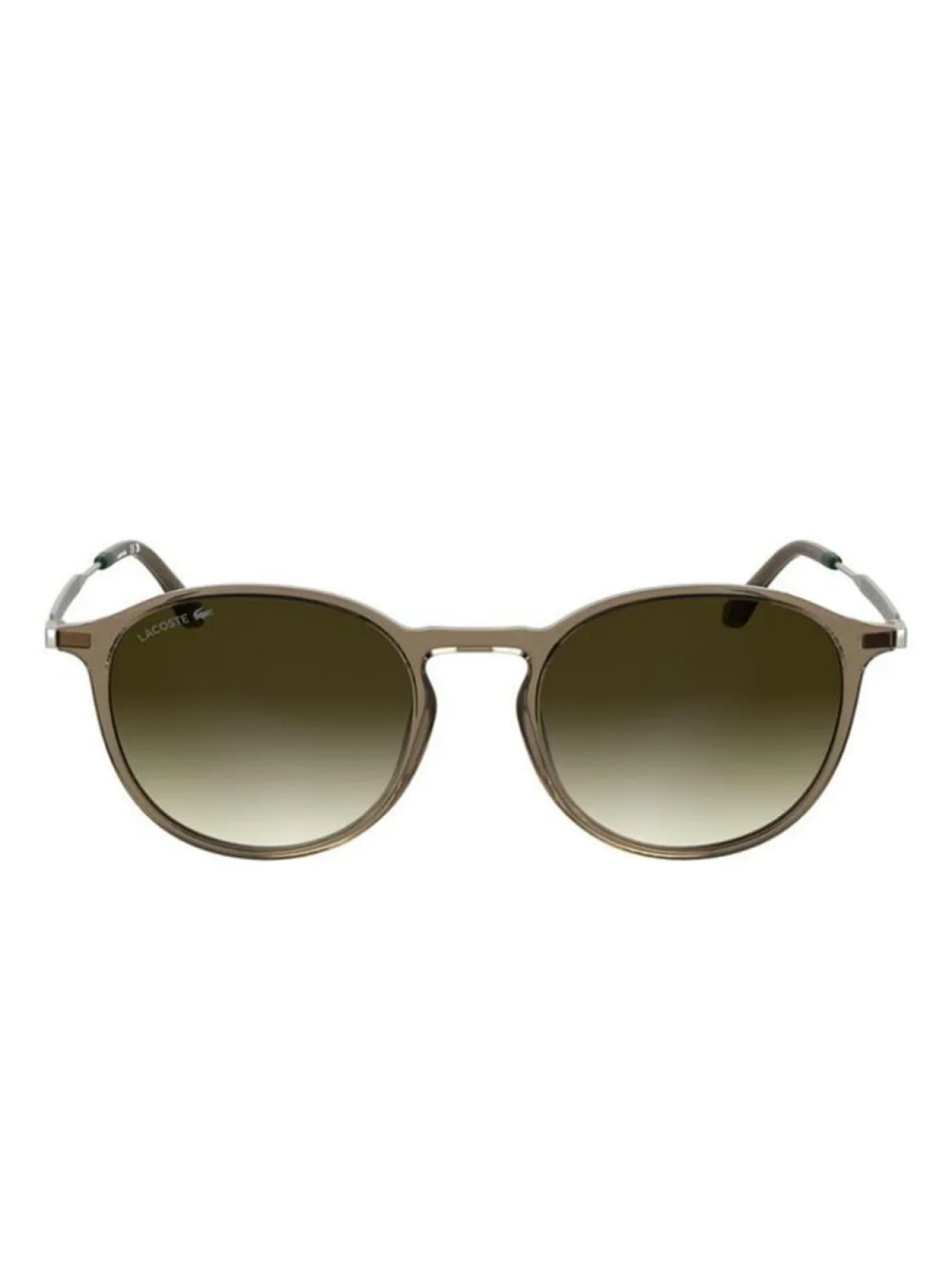 

Круглые солнцезащитные очки Lacoste, коричневый