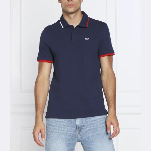 

Рубашка поло стандартного кроя Tommy Hilfiger, синий