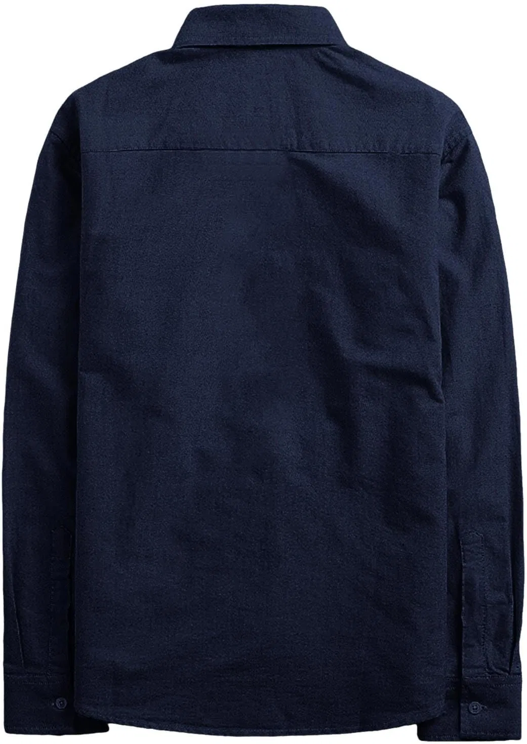 Рубашка мужская, длинный рукав, Button-Down, черный — фото 2