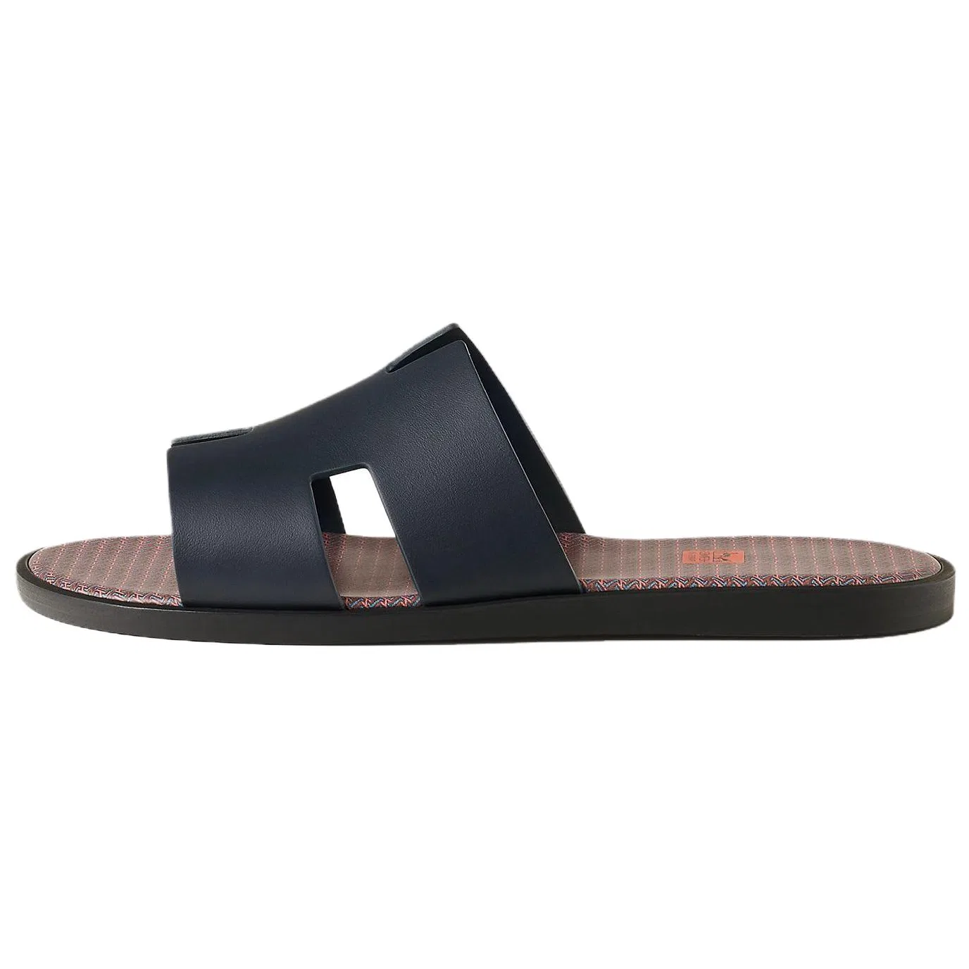 Сандалии-слайды Hermes Black