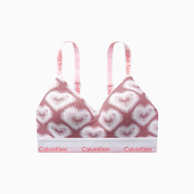 

Бюстгальтер женский Calvin Klein Underwear Sweet Heart легкий, красный