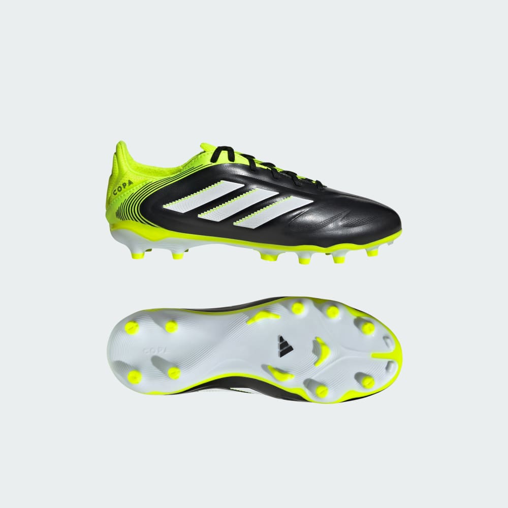 

Бутсы Adidas Copa Pure 3 Elite Firm/Multi-Ground Cleats Kids, цвет Core Black/Cloud White/Lucid Lemon