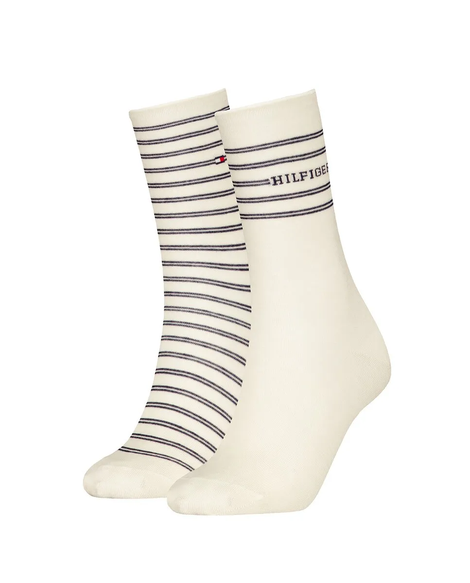 

Женские классические носки Tommy Hilfiger, две пары, белый