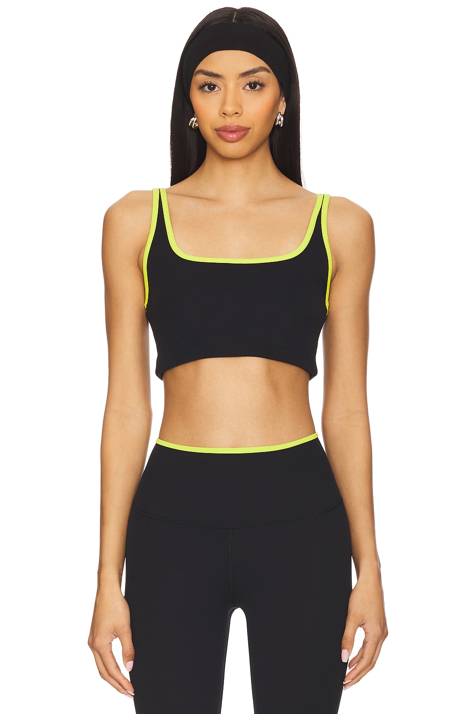 

Спортивный бюстгальтер Cait rigor Splits59, black & chartreuse