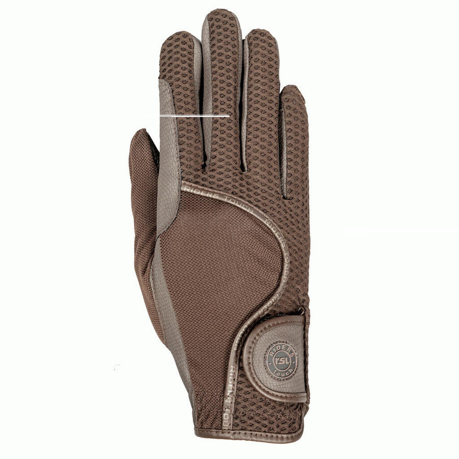 

Детские перчатки для верховой езды из серино и сетки RSL Riders Touch London