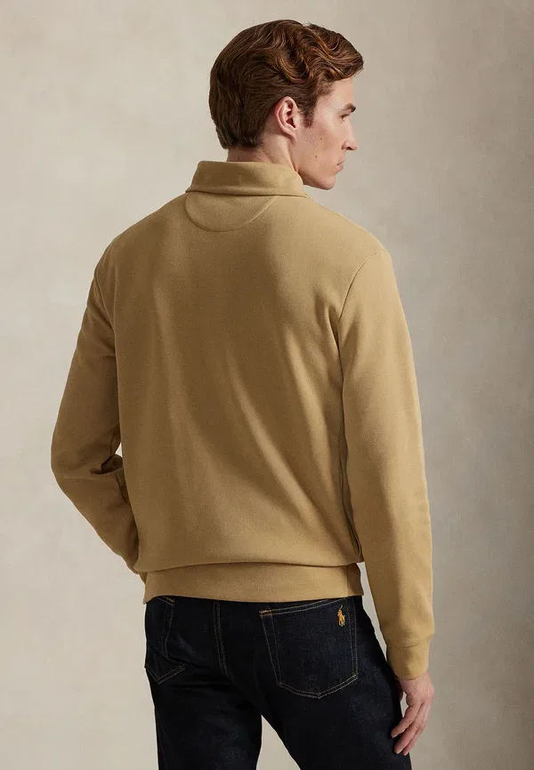Свитер с имитацией ворота-стойки Polo Ralph Lauren, классический верблюжий — фото 3