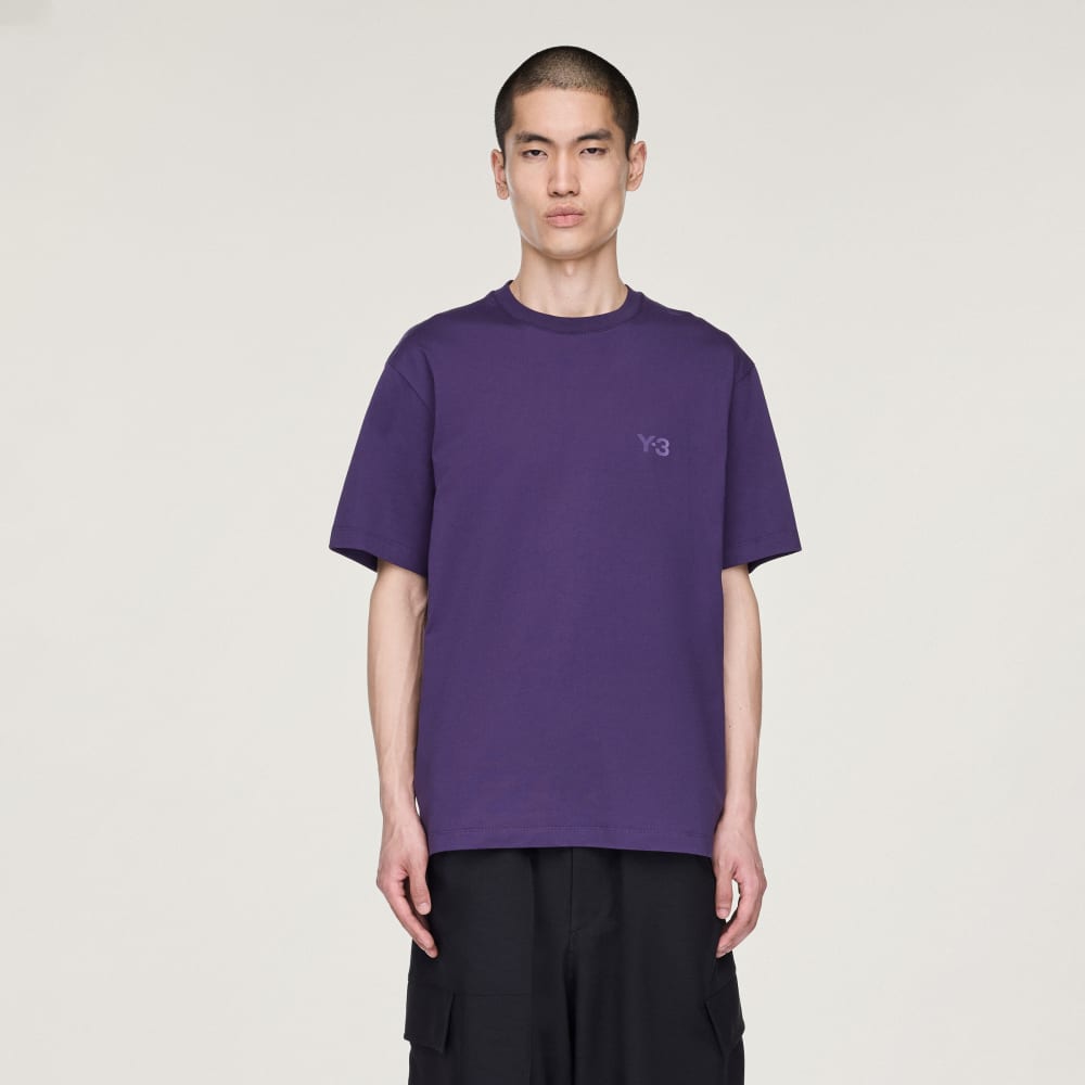 

Футболка Adidas Y-3 Regular Short Sleeve Tee, цвет Aurora Plum