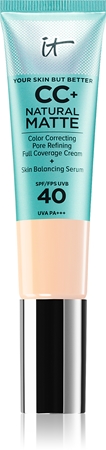 

Матирующий праймер spf 40 IT Cosmetics Your Skin But Better CC+ Natural Matte, dla kobiet Fair Beige 32 ml