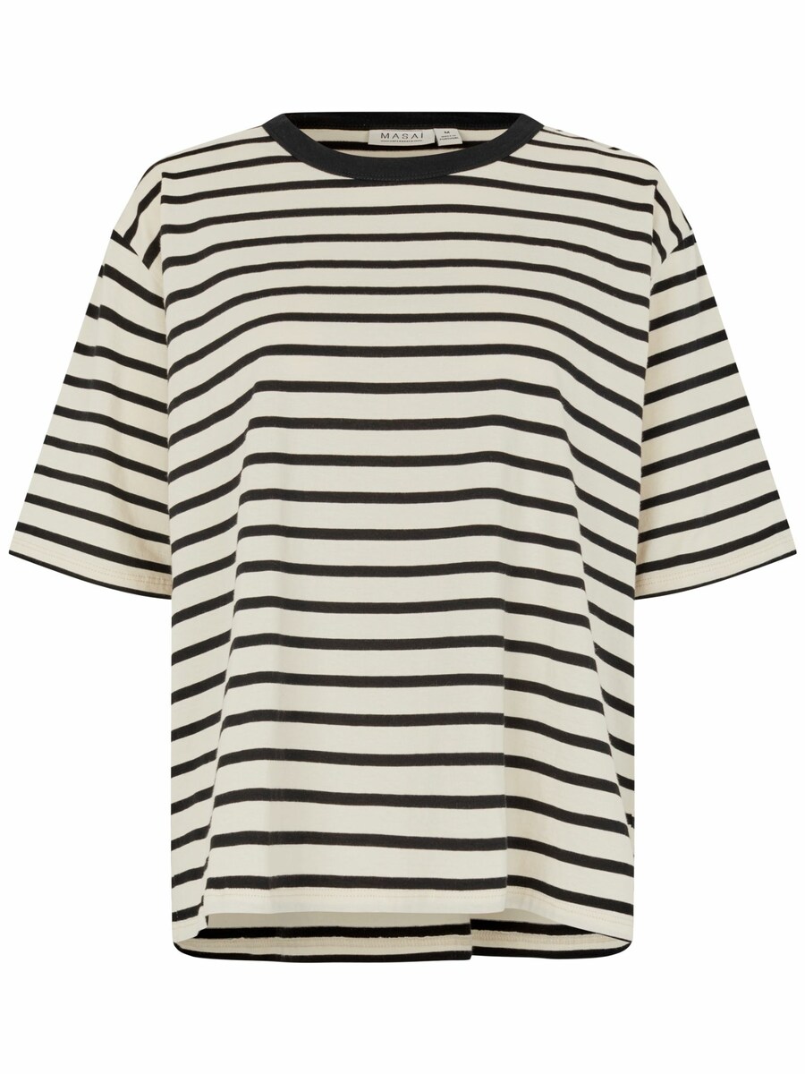 

Рубашка Masai MaDoreann, цвет Black/natural white