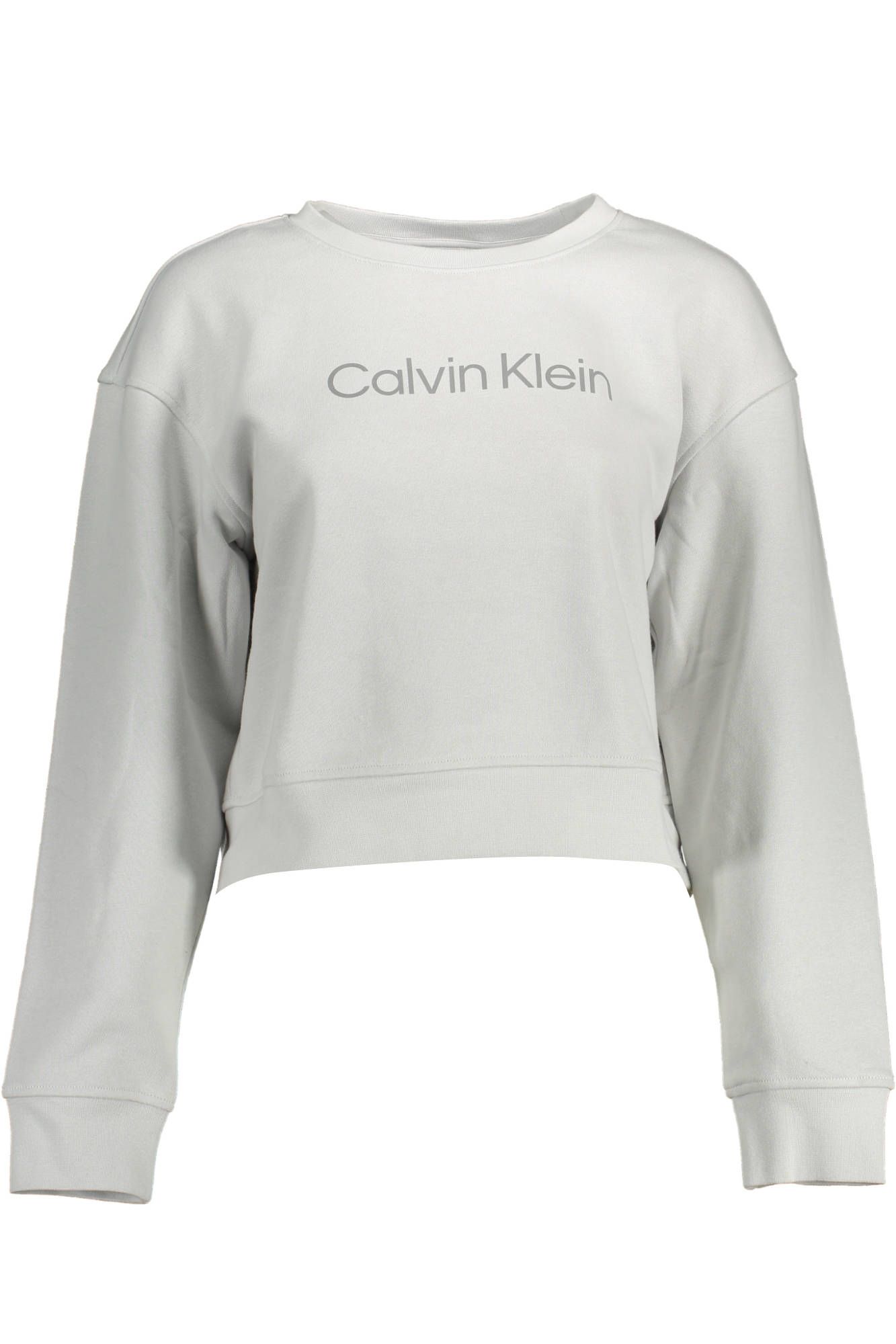 

Серый хлопковый женский свитер Calvin Klein