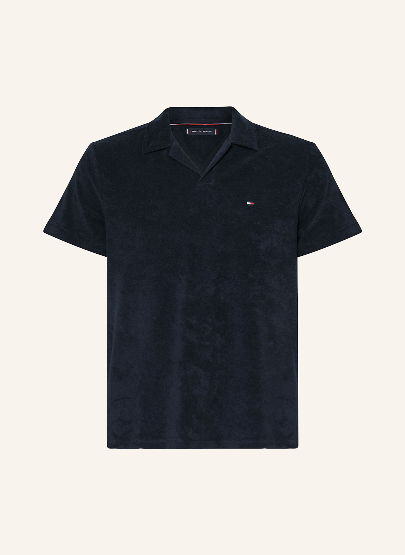 

Рубашка поло из махровой ткани Tommy Hilfiger, синий