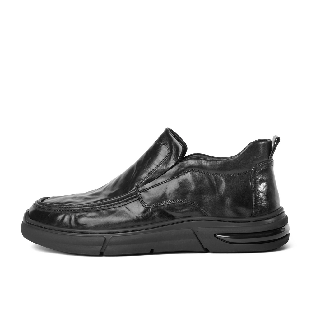 

BELLE Мужские повседневные кроссовки низкие на флисовой подкладке черные, цвет Black Fleece-Lined