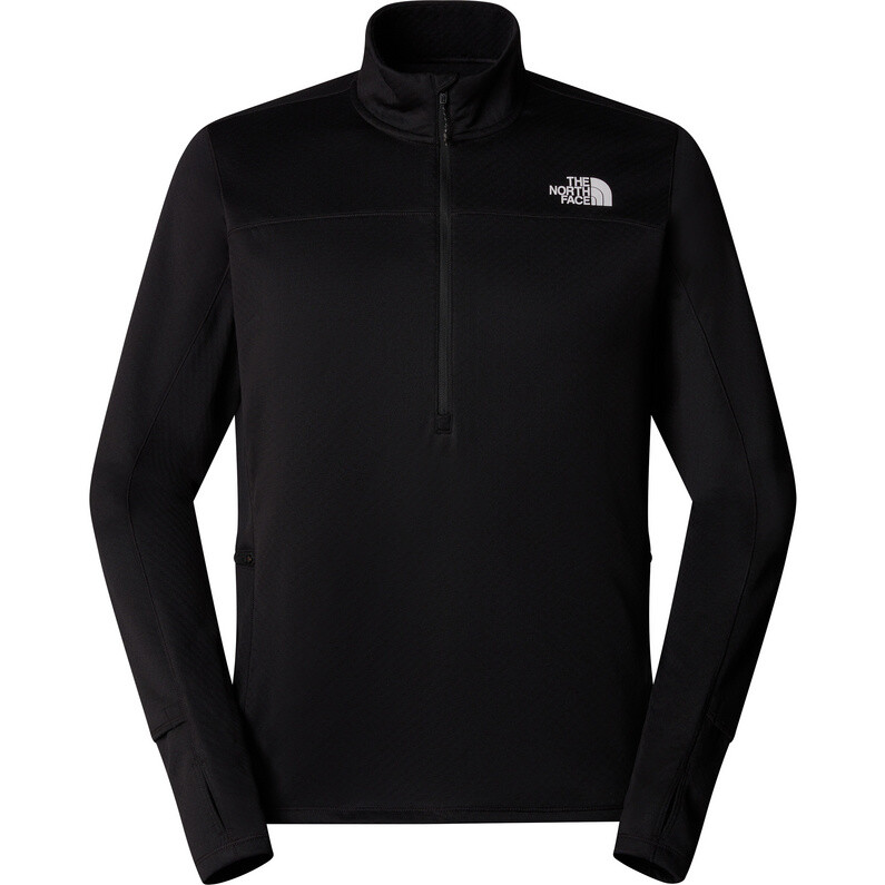

Мужской зимний теплый пуловер Pro на молнии 1/4 The North Face, черный