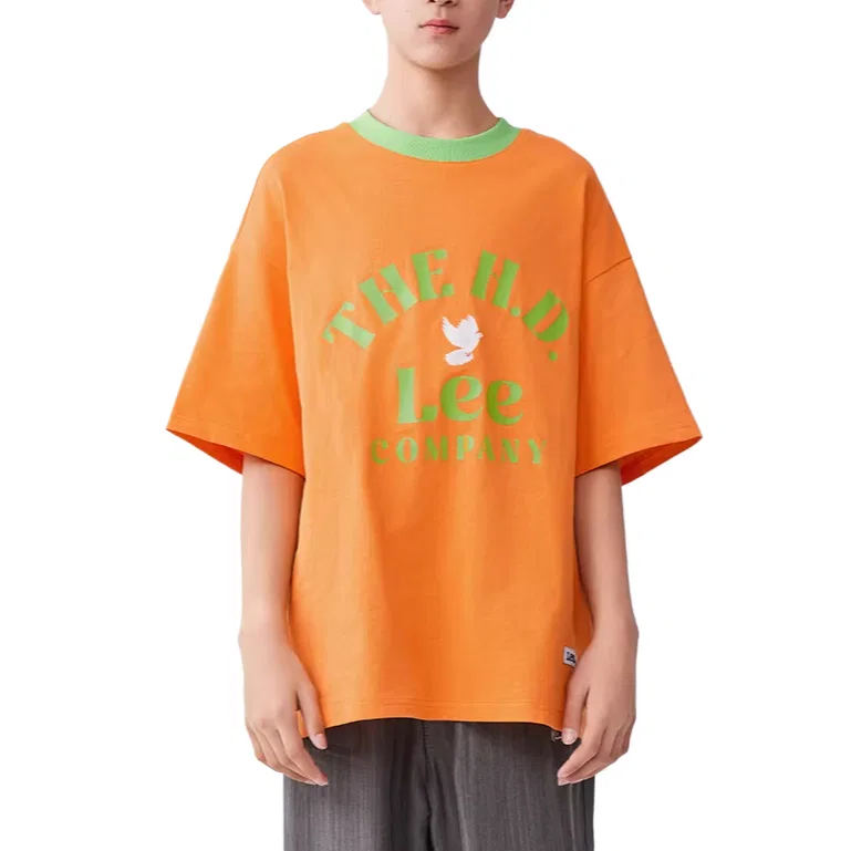 Футболка с круглым вырезом Moderate LEE KIDS, Orange