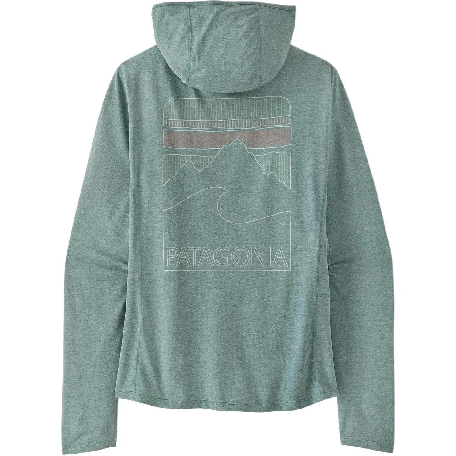 Футболка быстросохнущая Patagonia Capilene женская Sage Blue