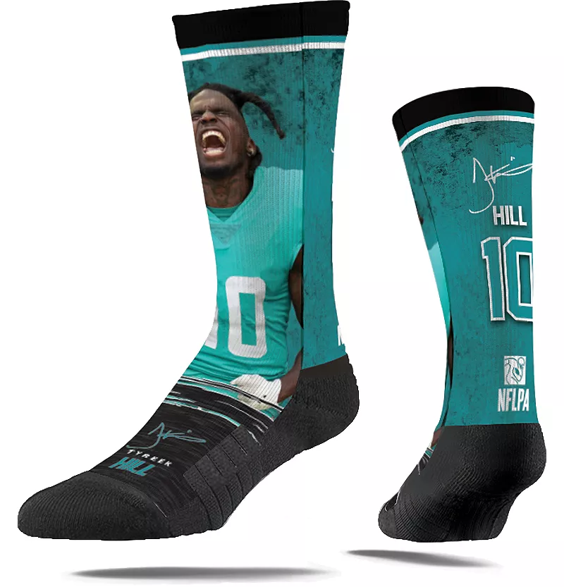 

Носки с профилем Strideline Miami Dolphins Tyreek Hill