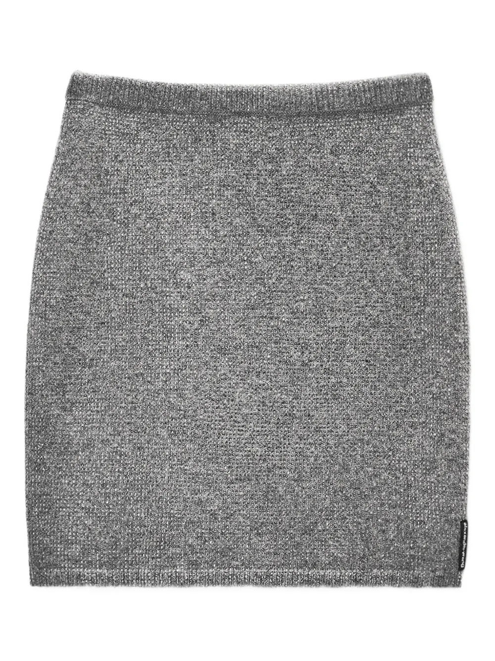 

Мини-юбка в рубчик Alexander Wang, серый
