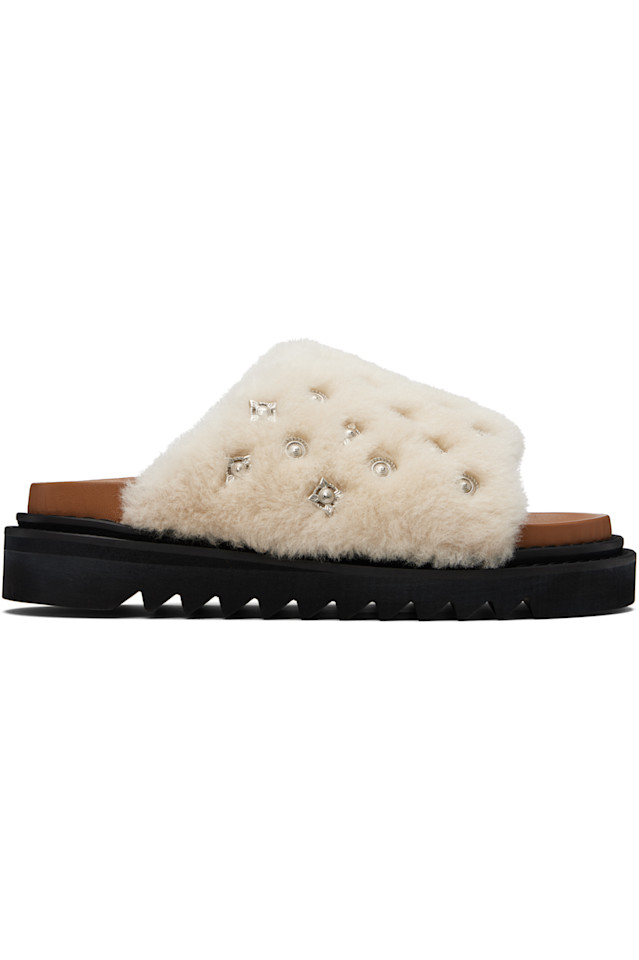 

Toga Virilis Сандалии Off White из овчины