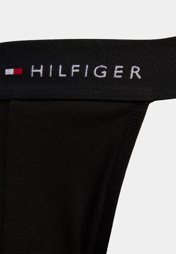 Трусы Tommy Hilfiger 3 Pack Signature Logo Waistband Jockstraps, черный — фото 3