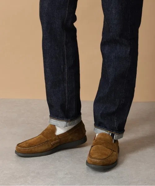 Мужские коричневые лоферы из кожи Cole Haan — фото 3