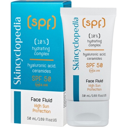 

Солнцезащитный флюид для лица SPF 50 с 10% увлажняющим комплексом 50 мл Skincyclopedia