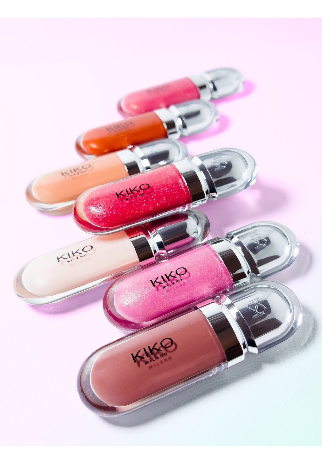 Блеск для губ 3D HYDRA LIPGLOSS KIKO Milano, цвет 32 Pearly Natural Rose — фото 4