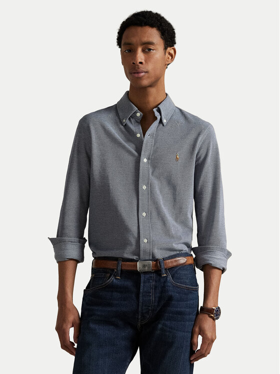 

Рубашка обычного кроя 710979488002 Polo Ralph Lauren, синий