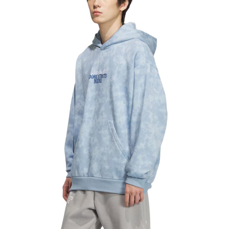 Толстовка BASKETBALL FW25 мужская Adidas, синий — фото 4