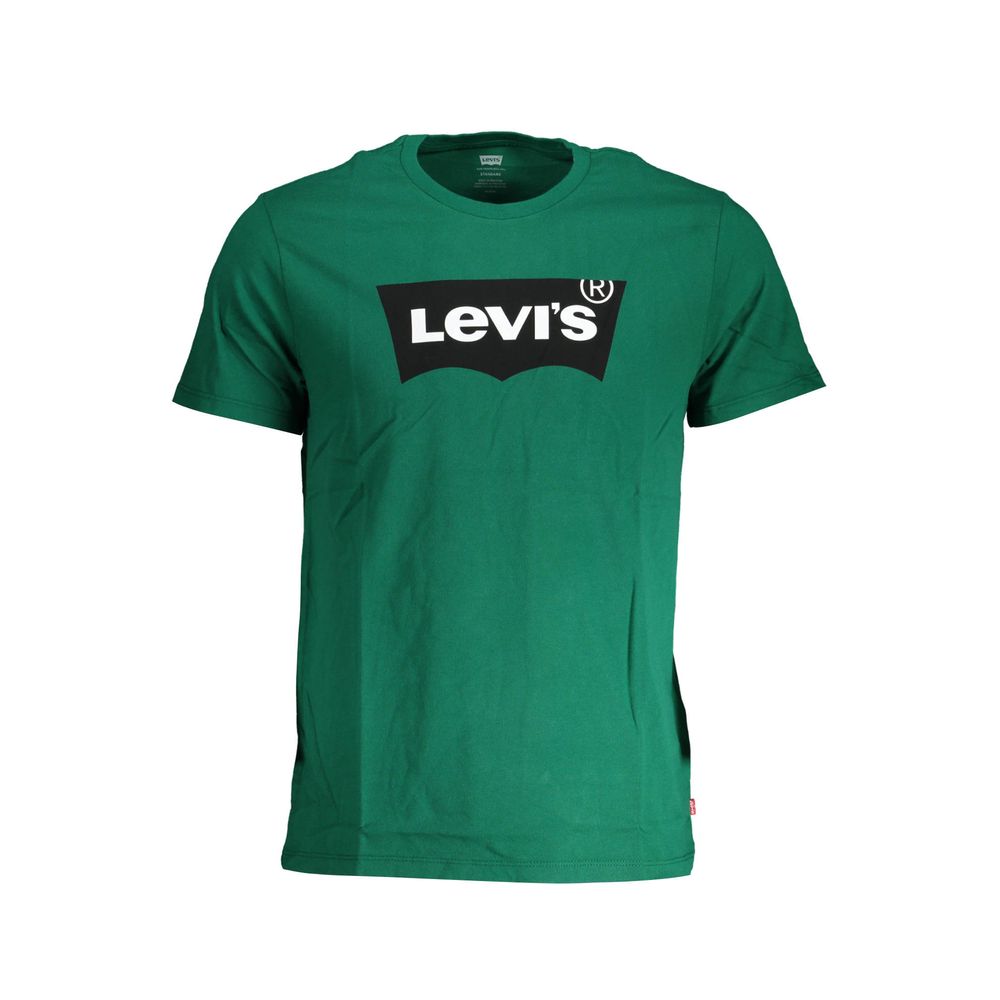 

Зеленая хлопковая футболка Levi´s, зеленый