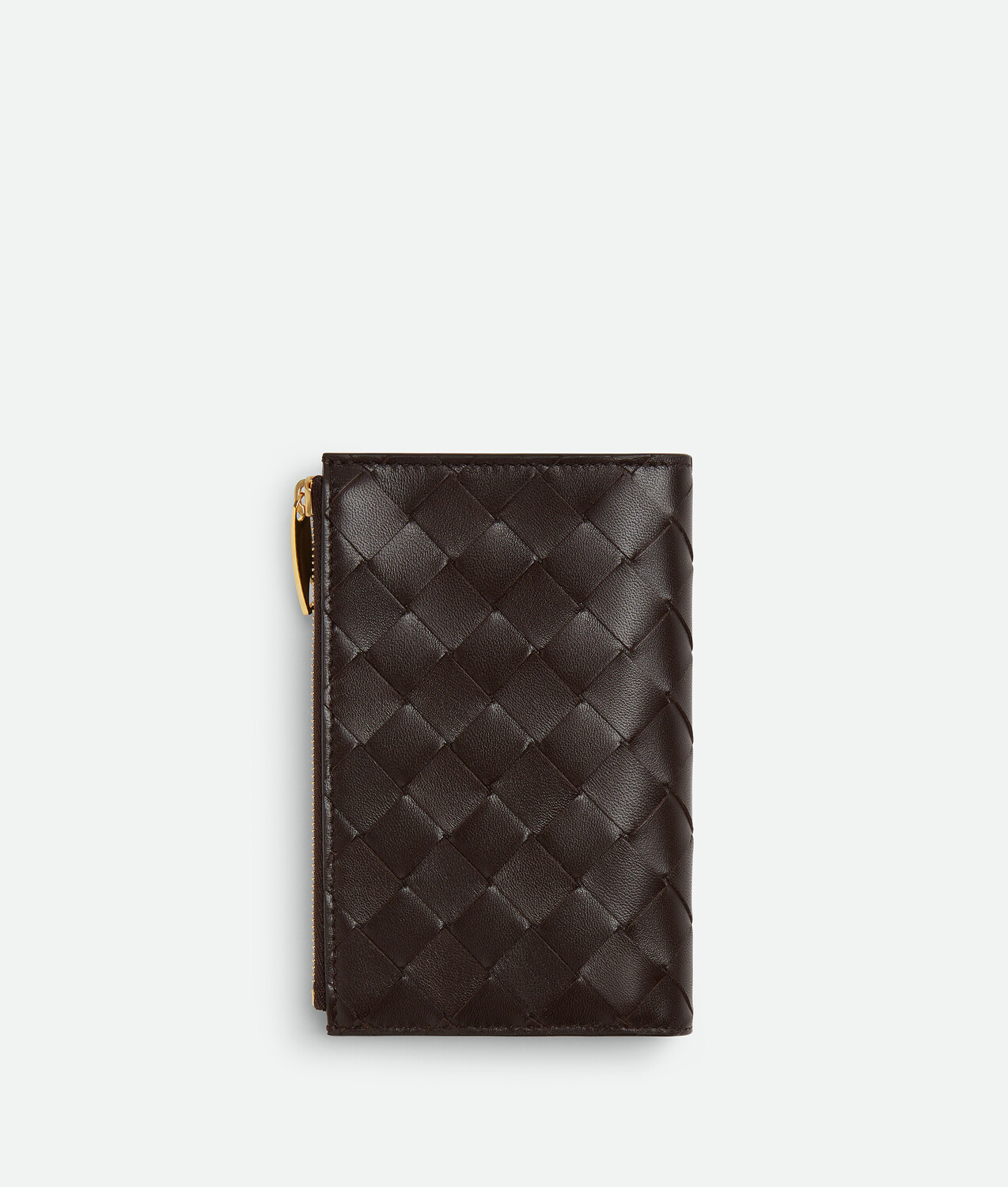 Intrecciato medium bi-fold wallet BOTTEGA VENETA, фондан — фото 3