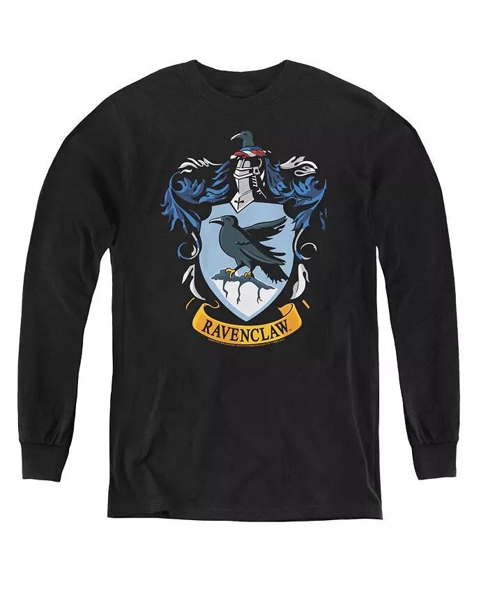 

Свитшот с длинным рукавом Ravenclaw Crest для мальчиков и подростков Harry Potter, черный