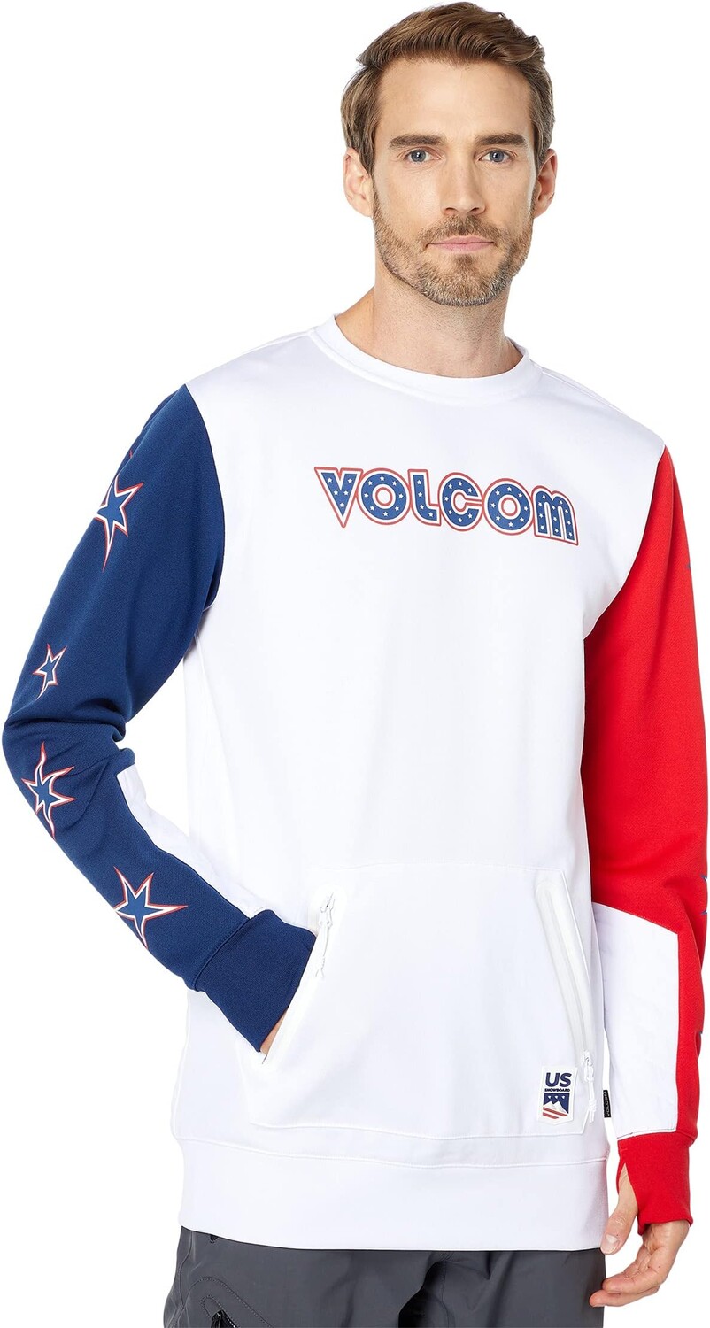 

Толстовка Volcom Snow Let It Storm Crew Fleece, цвет Olympic Blue