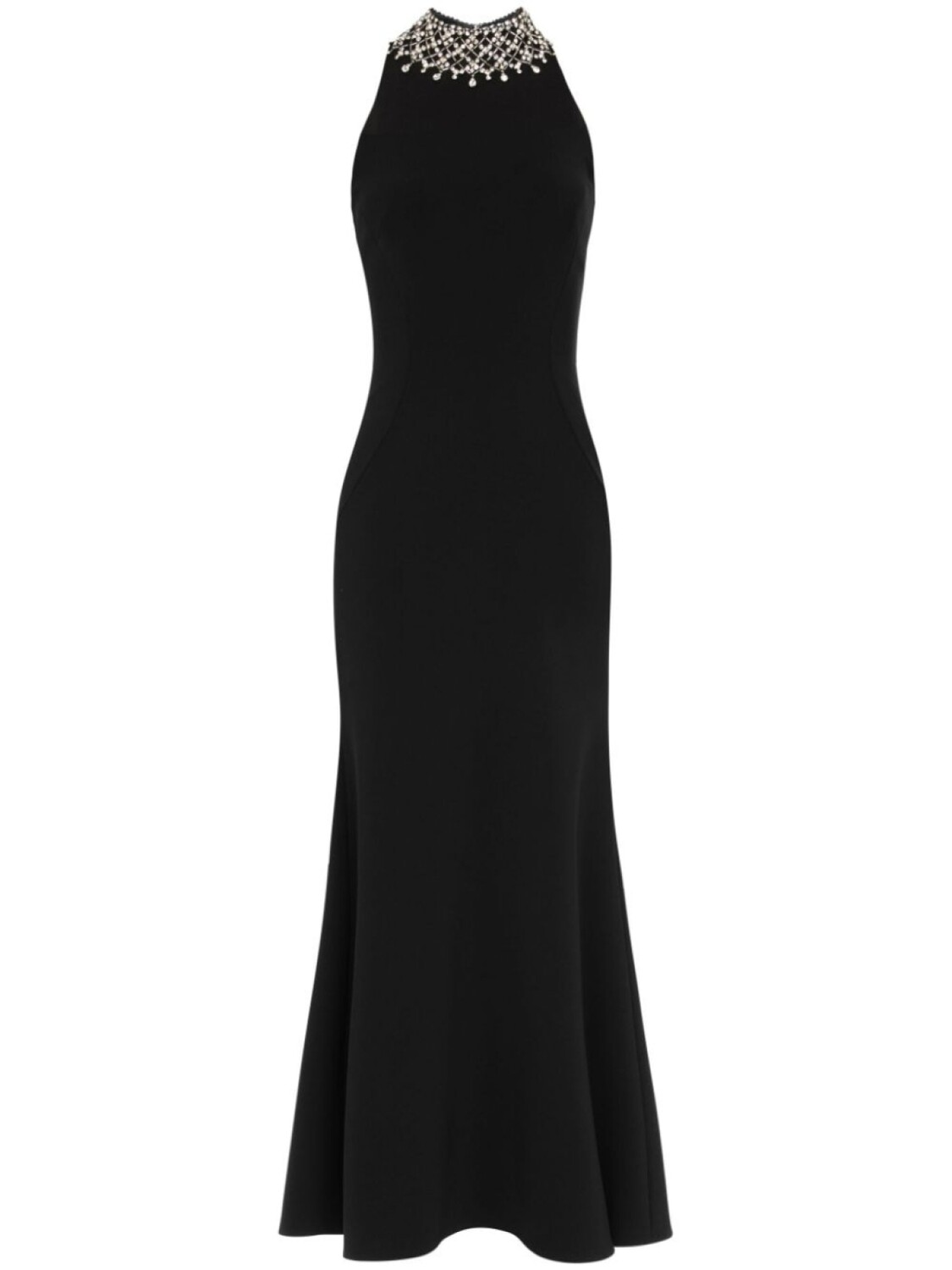 

Платье миди Pechora с кристаллами Jenny Packham, черный