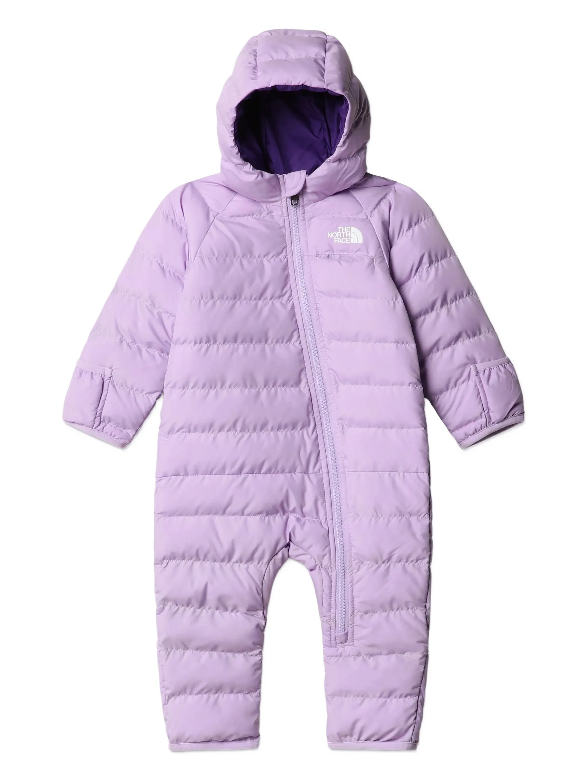 

Комбинезон Baby Perrito на молнии с капюшоном The North Face Kids, фиолетовый
